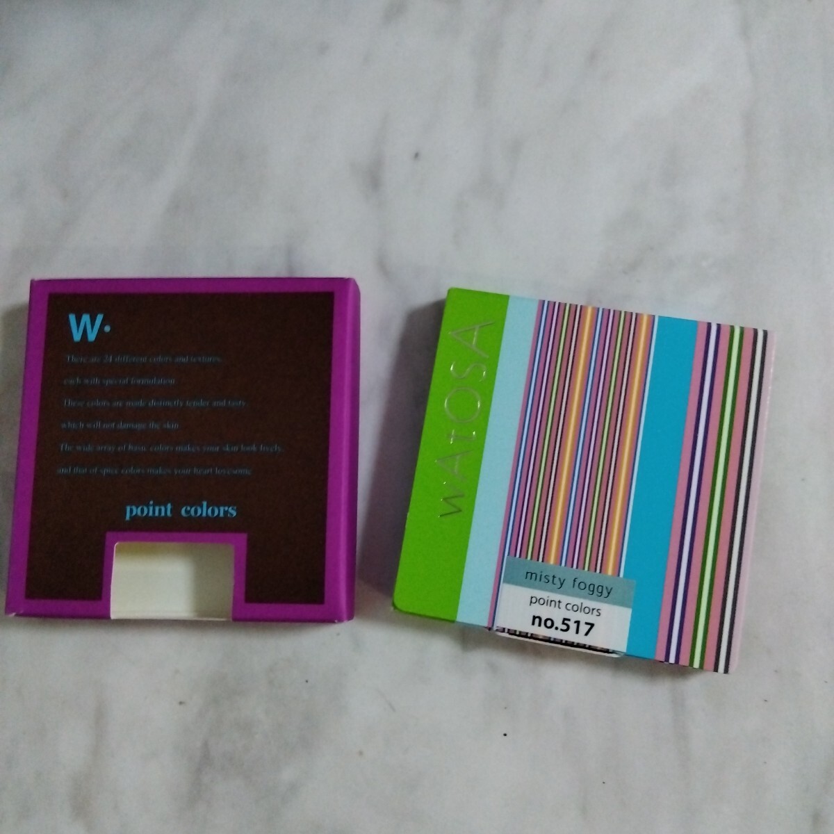 新品箱付き未使用品!WATOSA ポイントカラーズ No.517 ミスティックフォギー_画像2