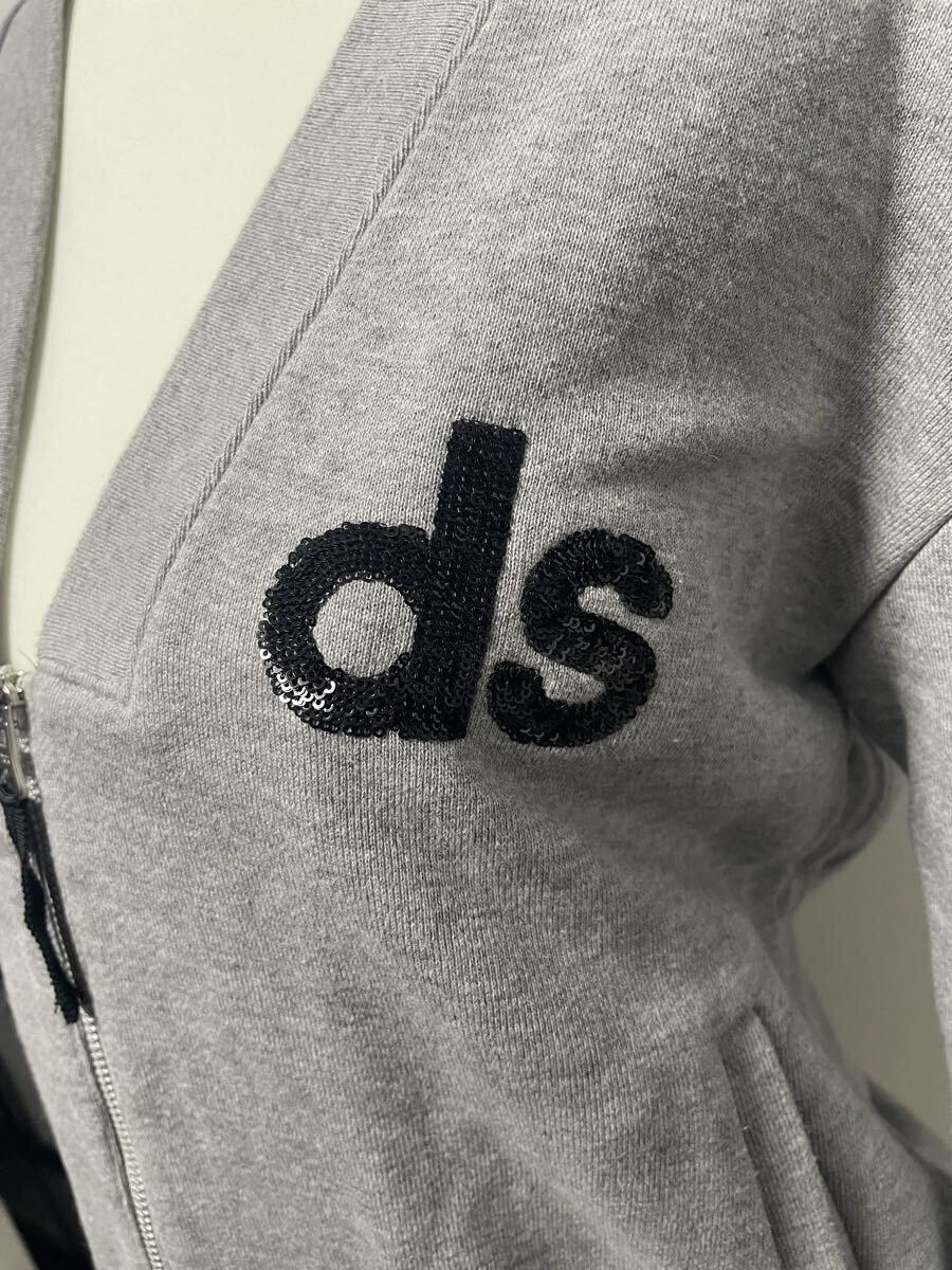 double standard clothing ダブルスタンダードクロージング ジップアップ カーディガン グレー フリーサイズ_画像2