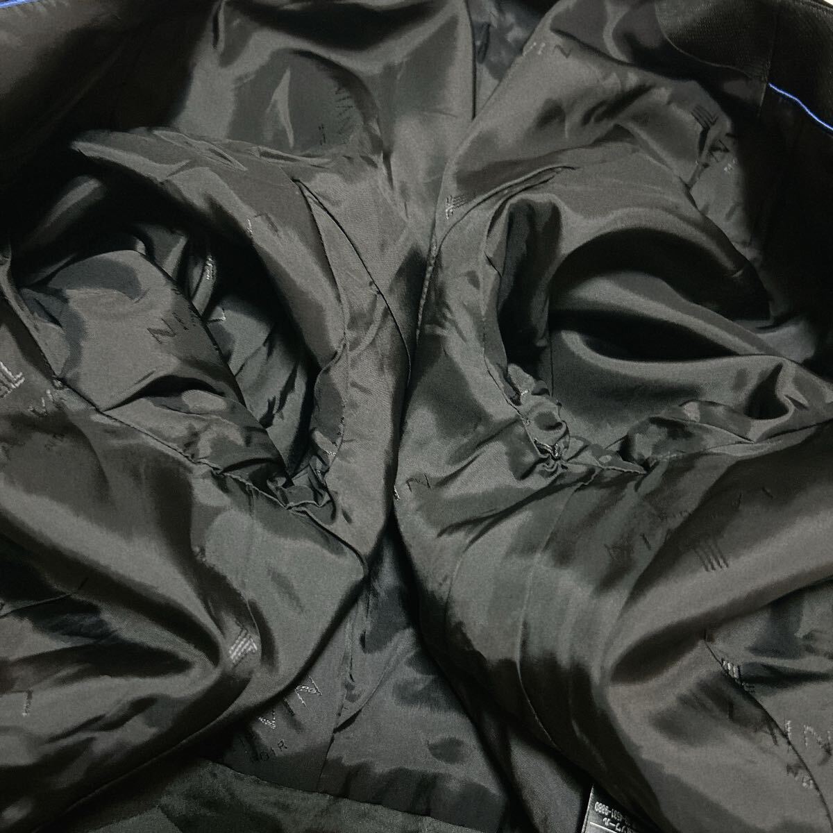 東京ソワール ランバンノワール LANVIN NOIR ノーカラー ブラックフォーマルジャケット 38 冠婚葬祭 礼服 喪服 裾ペプラム_画像8