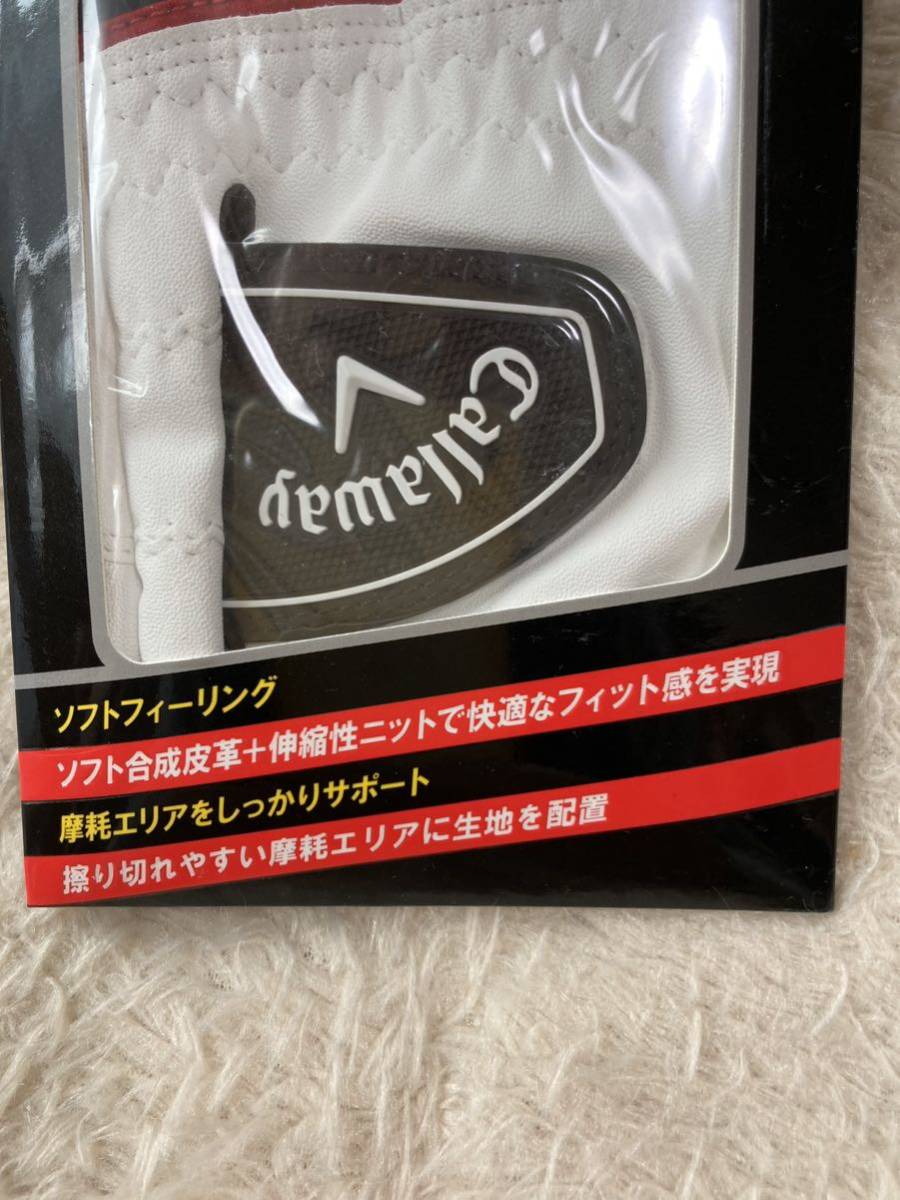 まとめ買いでお得に 新品　Callaway Warbird Gloveキャロウェイ ゴルフグローブ ウォーバード サイズ21 左5枚_画像6
