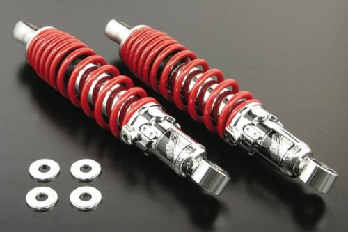 スペシャルパーツ武川 SP武川 モンキー・ゴリラ Z50J / AB27用 リアショックアブソーバー 265mm レッド塗装 06-04-0179_画像1