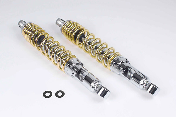 スペシャルパーツ武川 SP武川 ダックス125 JB04用 ローダウンリアショックアブソーバー 10mmダウン/ゴールドメッキ 06-04-0146_画像1