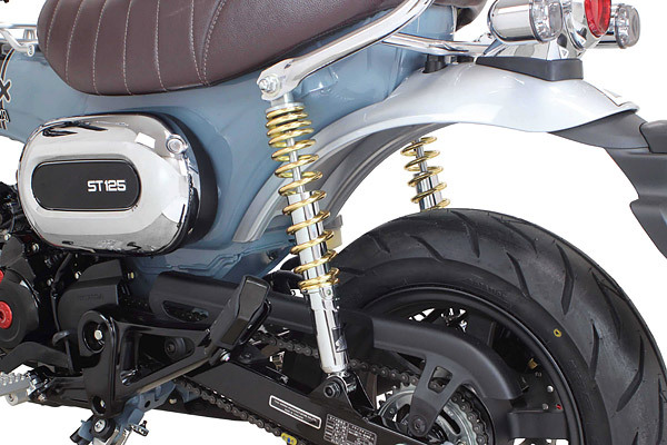 スペシャルパーツ武川 SP武川 ダックス125 JB04用 ローダウンリアショックアブソーバー 10mmダウン/ゴールドメッキ 06-04-0146_画像2