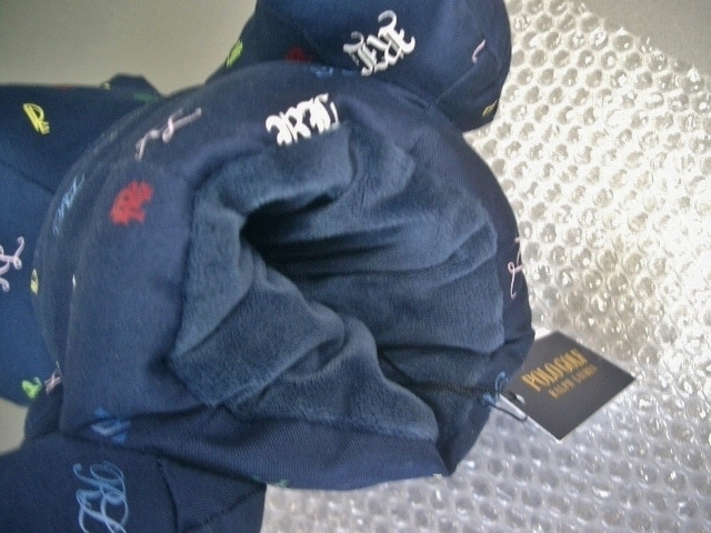 送料込み　未使用　ＰＯＬＯ　ＧＯＬＦ　ラルフ・ローレン　プリント柄　ドール人形　４６０対応　紺カラフル色　１Ｗ用カバー_画像10