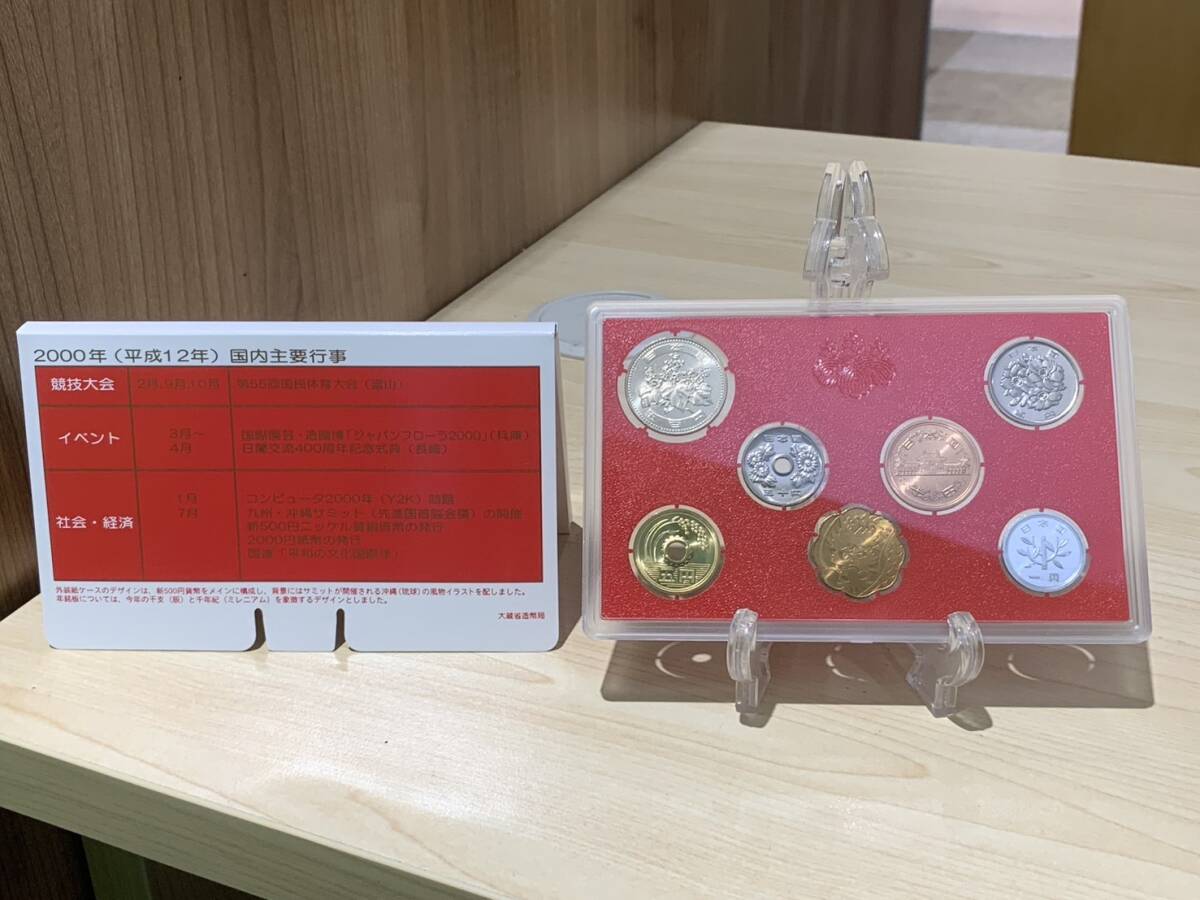 【15887】2000年 平成12年 通常 ミントセット 貨幣セット 額面666円 記念硬貨 誕生年 記念貨幣 貨幣組合 コイン coin ミレニアム☆_画像4