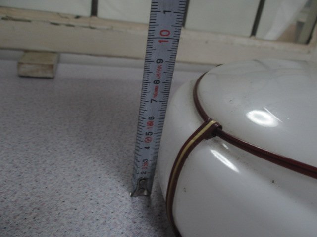 K471【照明器具 乳白 ガラス 硝子 花型 電笠 電傘 ランプシェード 吊り下げ 】 昭和レトロ アンティーク ビンテージ_画像4