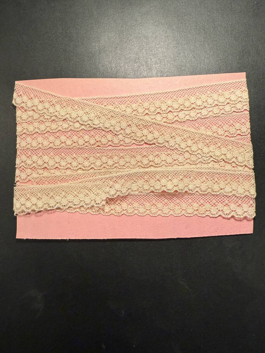 1123-84　古いテープレース　幅1.5cm　長さ3m_画像3