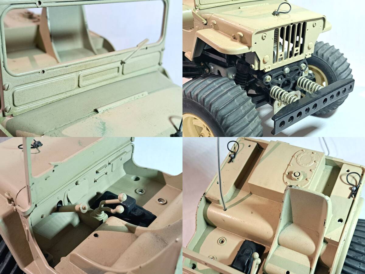★TAMIYA RCC WILD WILLY Willys M38 前期型★ワイルドウィリー/ワイルドウィリスM38★当時もの1/10電動ラジコンカー★プロポ★ジャンク★_画像4