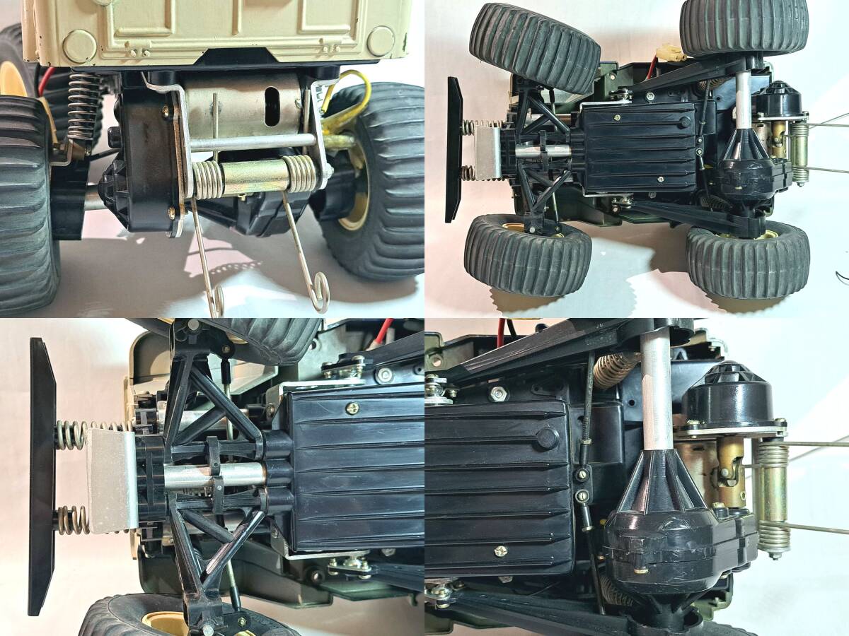 ★TAMIYA RCC WILD WILLY Willys M38 前期型★ワイルドウィリー/ワイルドウィリスM38★当時もの1/10電動ラジコンカー★プロポ★ジャンク★_画像5