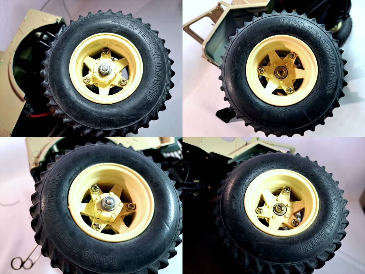 ★TAMIYA RCC WILD WILLY Willys M38 前期型★ワイルドウィリー/ワイルドウィリスM38★当時もの1/10電動ラジコンカー★プロポ★ジャンク★_画像10