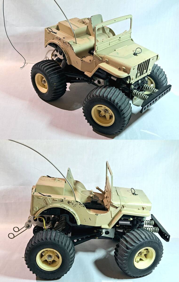 ★TAMIYA RCC WILD WILLY Willys M38 前期型★ワイルドウィリー/ワイルドウィリスM38★当時もの1/10電動ラジコンカー★プロポ★ジャンク★_画像2