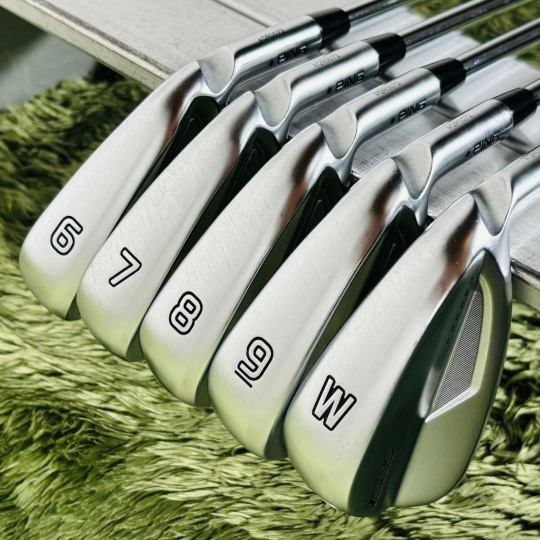 PING ピン i525 アイアン5本セット メンズゴルフ 初心者 入門 大人気モデル モーダス スチールシャフト 右利き 男性 flex S