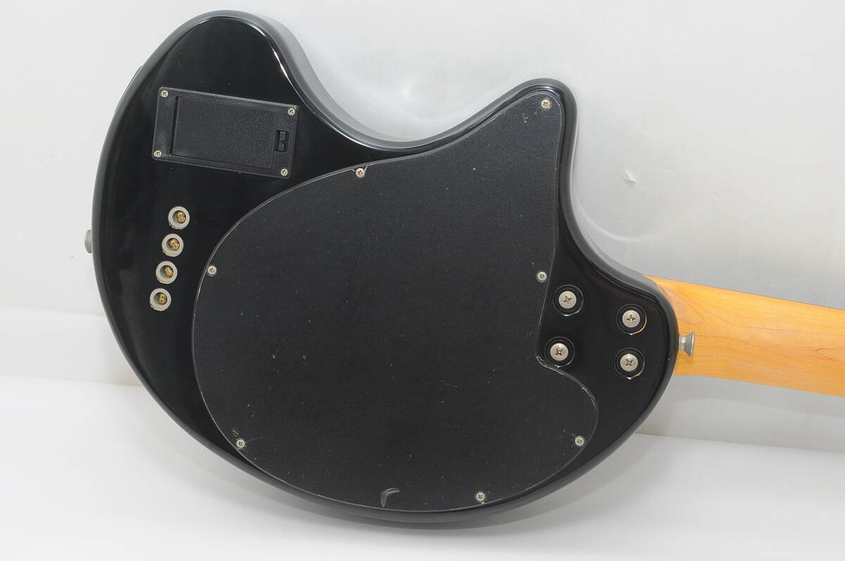 [MBP35]FERNANDES フェルナンデス PIE-ZO エレキベース ZO-3 BASS ピエゾ ぞうさん アンプ内蔵 ベース 黒 ブラック ソフトケース付き_画像7