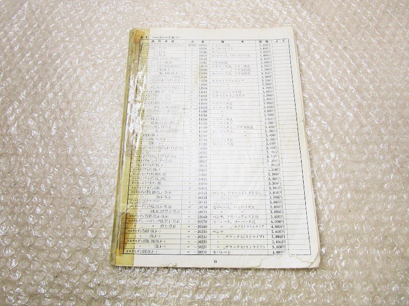 TOYOTA★トヨタ当時物ディーラーオプションカタログ★マークIIコロナ.ターセル.セリカ.カリーナ.カローラ旧車スターレット★中古品T-000218_画像1