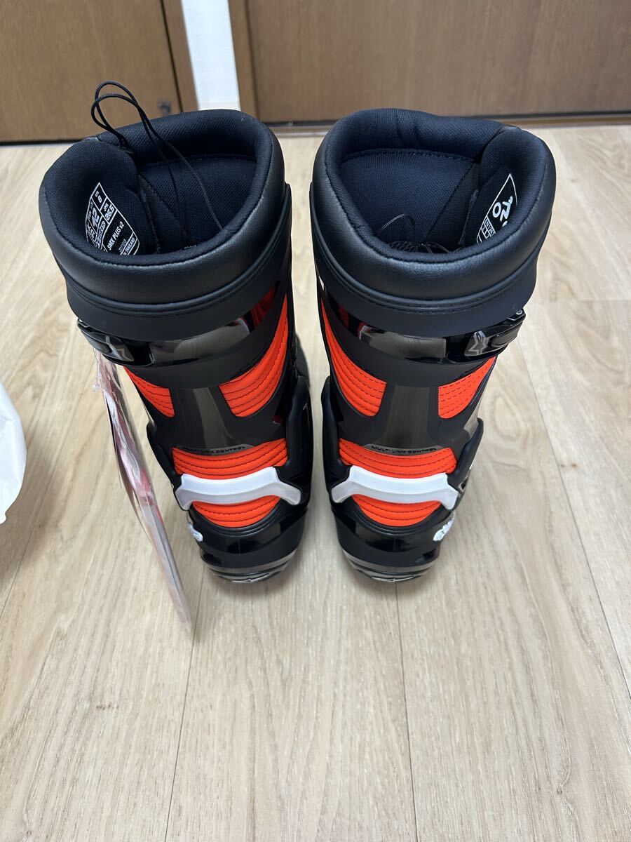 【新品】ALPINESTARS SMX PLUS V2 BOOTS BLACK WHITE RED FLUO_画像2