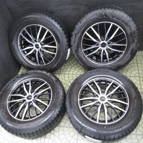 4本 アルファード ヴェルファイア エルグランド 中古スタッドレスタイヤ 215/65R16 トーヨー ウィンタートランパス TX 中古タイヤ 16インチ_画像2