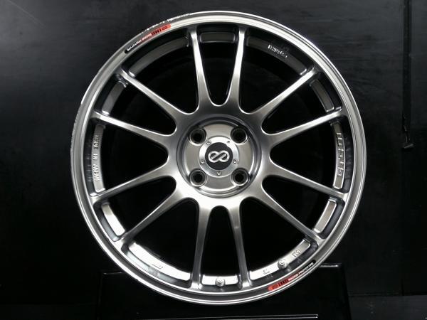 中古ホイール ENKEI エンケイ GTC01 7J-17 4H100 +38 4本セット アルミ 単品 コンパクトカー オーラ ヤリス デミオ 白河_画像4