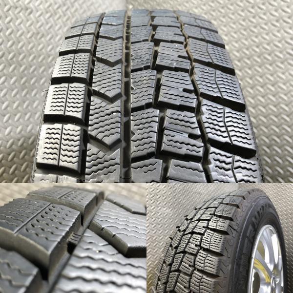 【2022年製 中古セット】ダンロップ WINTER MAXX WM02 185/70R14 88Q 社外 DUFACT 14-5.5J +42 4H 100 フリード カローラフィールダー ノー_画像8