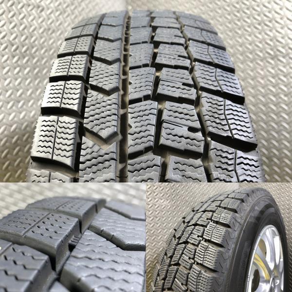 【2022年製 中古セット】ダンロップ WINTER MAXX WM02 185/70R14 88Q 社外 DUFACT 14-5.5J +42 4H 100 フリード カローラフィールダー ノー_画像9