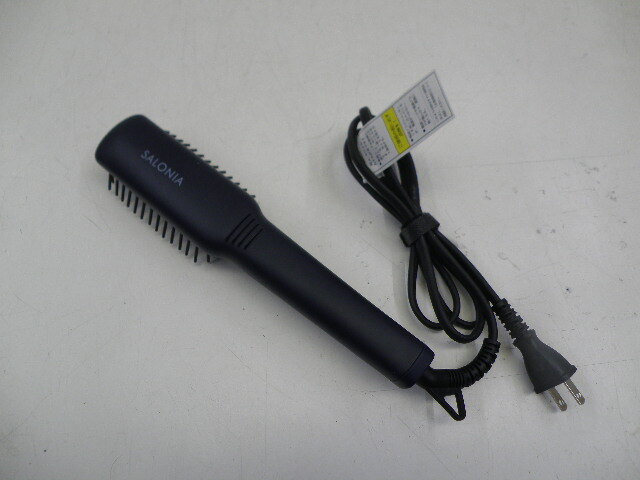 SALONIA!サロニア!ヘアブラシ!ヒーター付!SL-012NVS(黒)_画像3