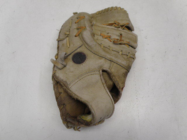 Old!MIZUNO!ミズノ!左投げ用!ファーストミット!軟式用(タン)_画像3