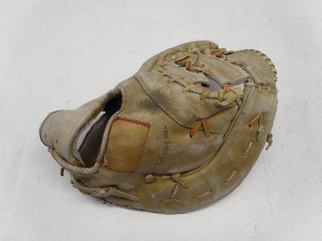 Old!MIZUNO!ミズノ!左投げ用!ファーストミット!軟式用(タン)_画像4