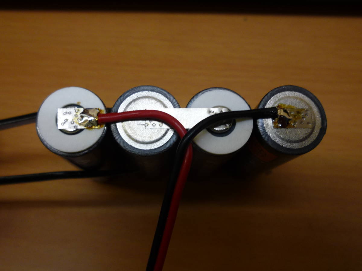 JR受信機用、4.8V-2500mA パナ・エネループ・ポット溶接 _画像5