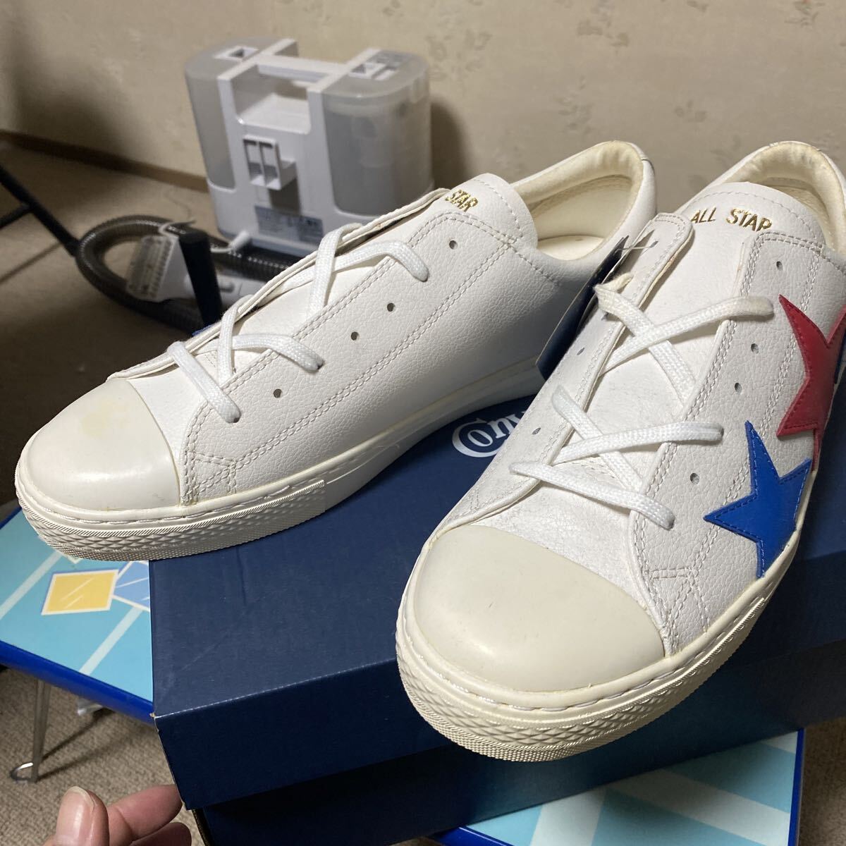 オールスター クップ トリオスター OX 31300300（ホワイト/トリコ）LEON掲載_画像2