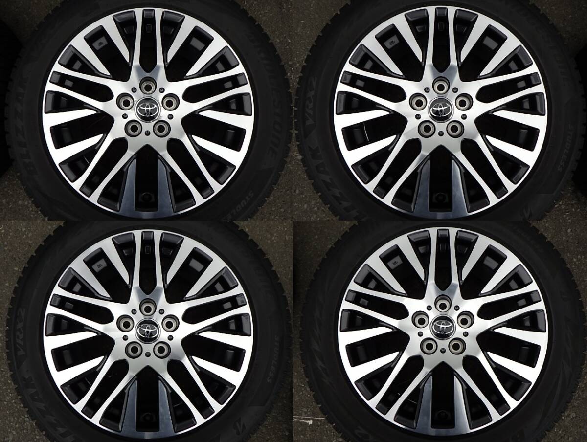 トヨタ ３０系 アルファード/ヴェルファイア純正 １８×７．５Ｊ ＋４５&ブリヂストン ＶＲＸ２ ２３５/５０Ｒ１８ スタッドレスセット_画像4