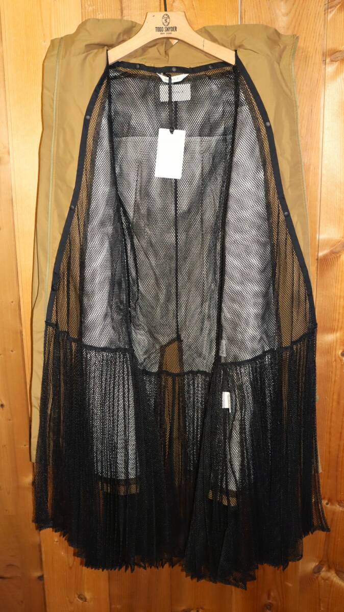 送料無料 即決【未使用】 DANSKIN CAPSULE COLLECTION ★ WRチュールプリ―テッドコート (L) ★ ダンスキン カプセルコレクション 併_画像4