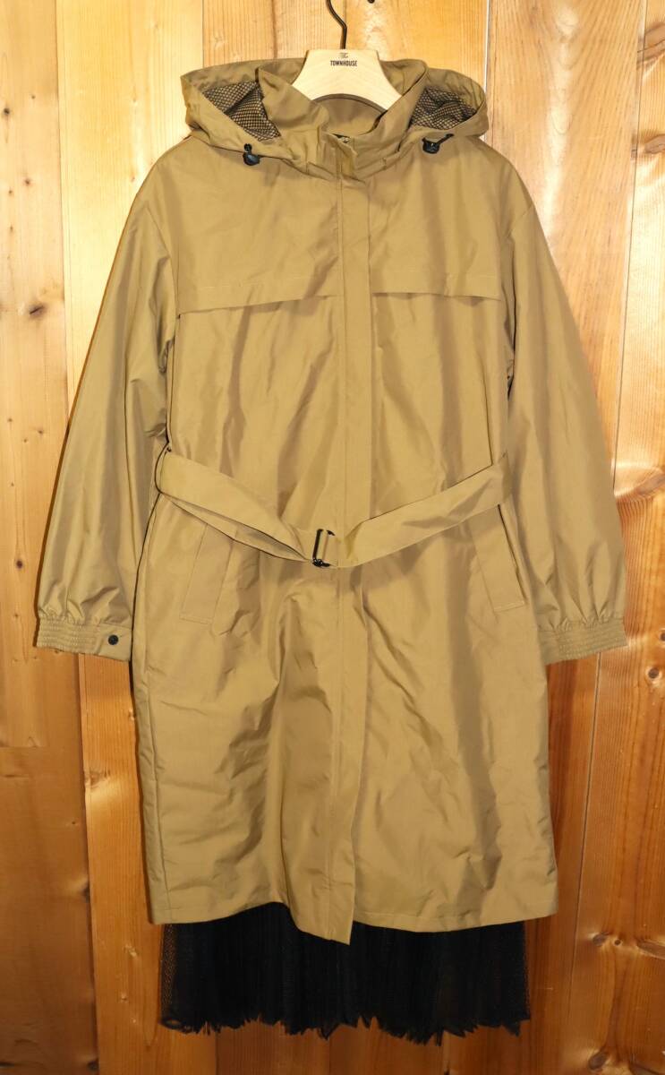 送料無料 即決【未使用】 DANSKIN CAPSULE COLLECTION ★ WRチュールプリ―テッドコート (L) ★ ダンスキン カプセルコレクション 併_画像2