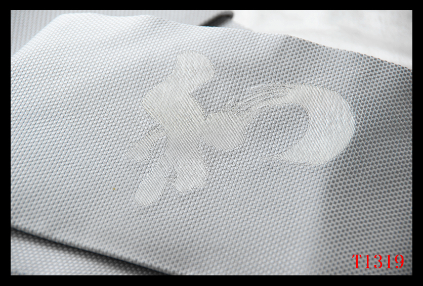 蔵【T1319】厳選美品　錦彩織　月白色地　気品豊かに　正絹高級美術名古屋帯　未使用　◇検簪着物袋帯和装小物帯締め_画像7