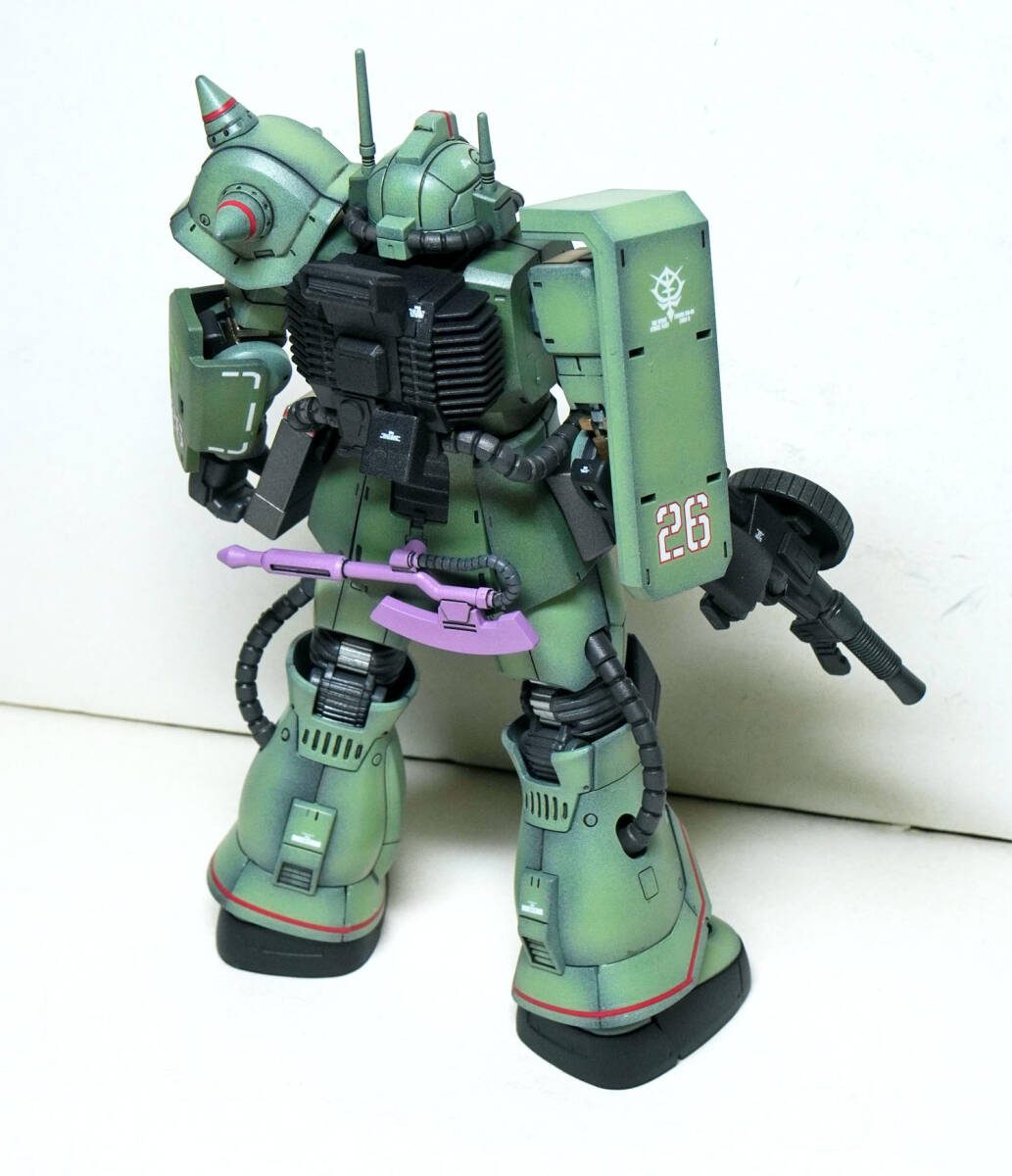 HG 1/144 HG MS-06D The k двойной антенна ZAKU DESERT TYPE [DOUBLE ANTENA TYPE] ORIGIN MSD pre van полное окрашивание конечный продукт 