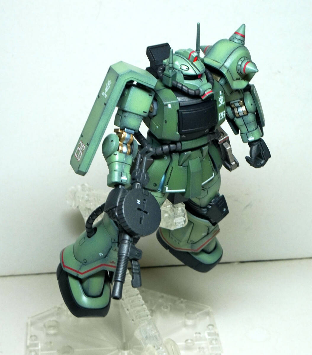 HG 1/144 HG MS-06D The k двойной антенна ZAKU DESERT TYPE [DOUBLE ANTENA TYPE] ORIGIN MSD pre van полное окрашивание конечный продукт 
