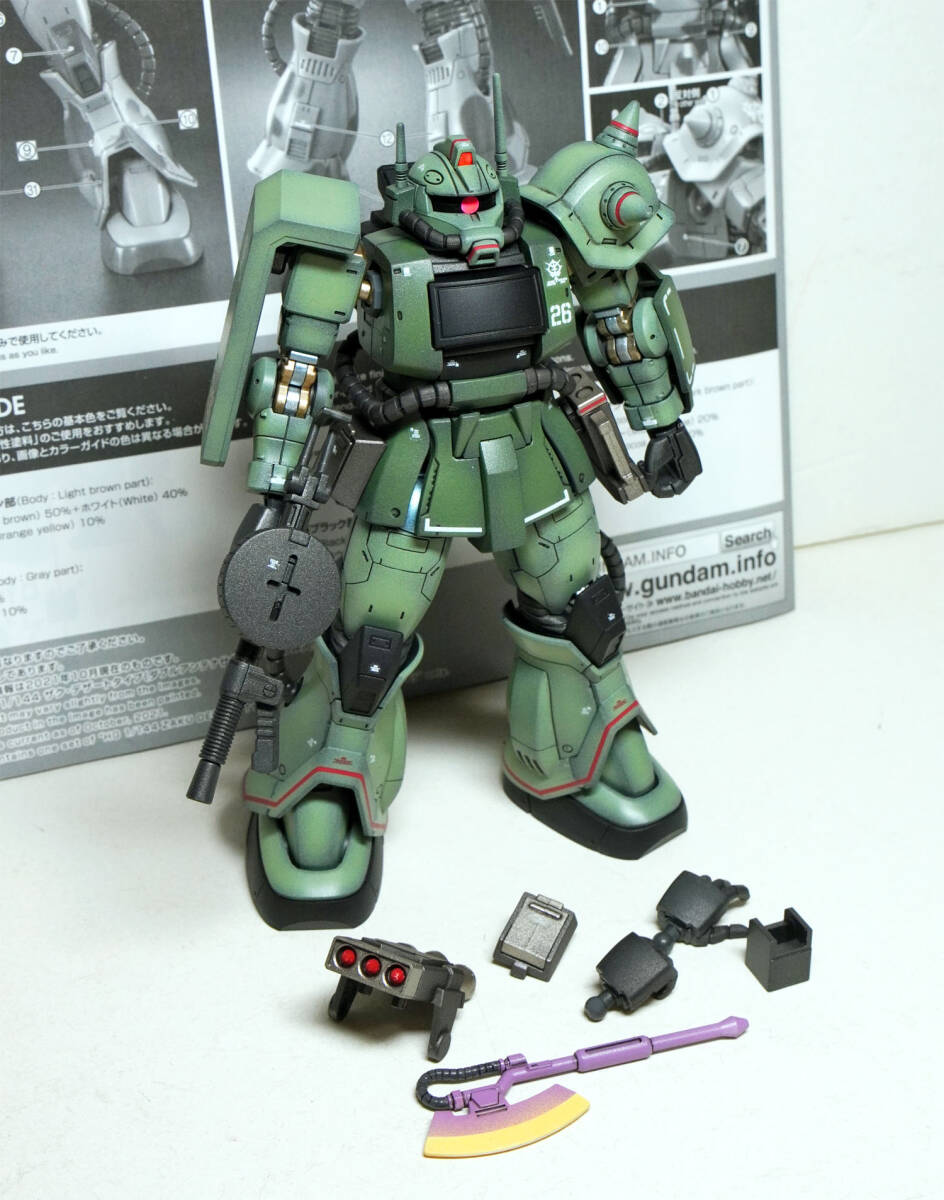 HG 1/144 HG MS-06D The k двойной антенна ZAKU DESERT TYPE [DOUBLE ANTENA TYPE] ORIGIN MSD pre van полное окрашивание конечный продукт 