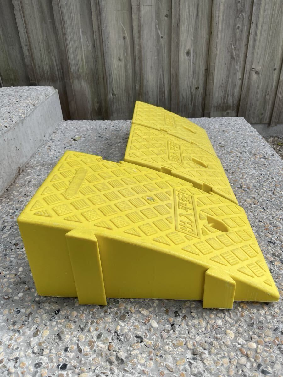 段差スロープ 段差解消プレート 段差プレート 軽量 持ち運びが簡単 安全性 耐圧性 カースロープ ロードスロープ 自転車 オートバイ 車椅子_画像7