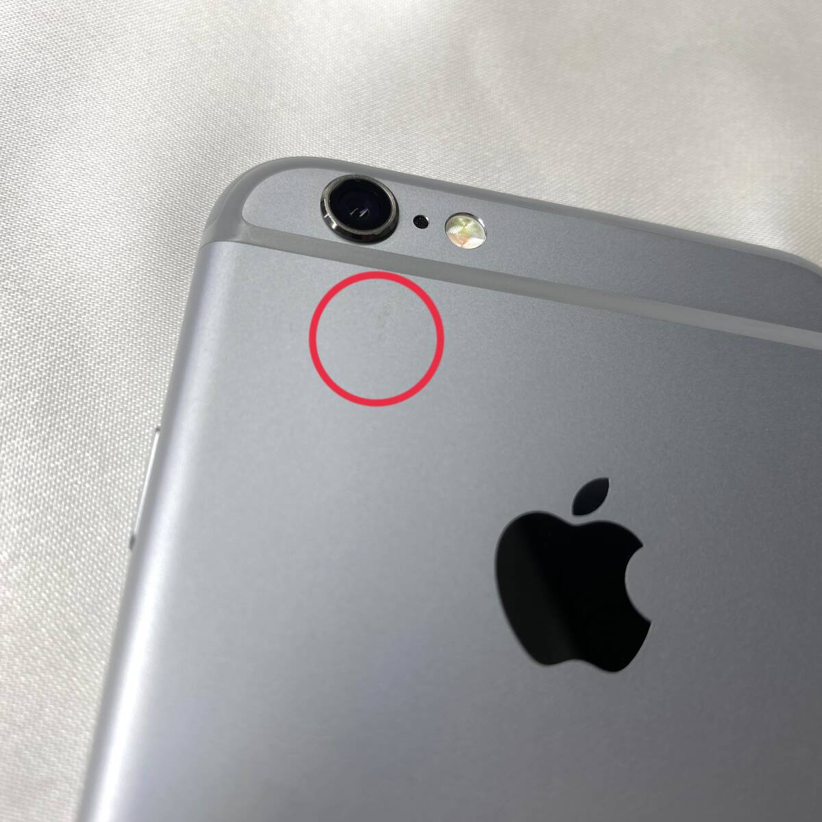 【中古】SIMフリー iPhone 6s 32GB スペースグレイ MN0W2J/A ≪au版(SIMロック解除済み) 判定〇≫_画像8