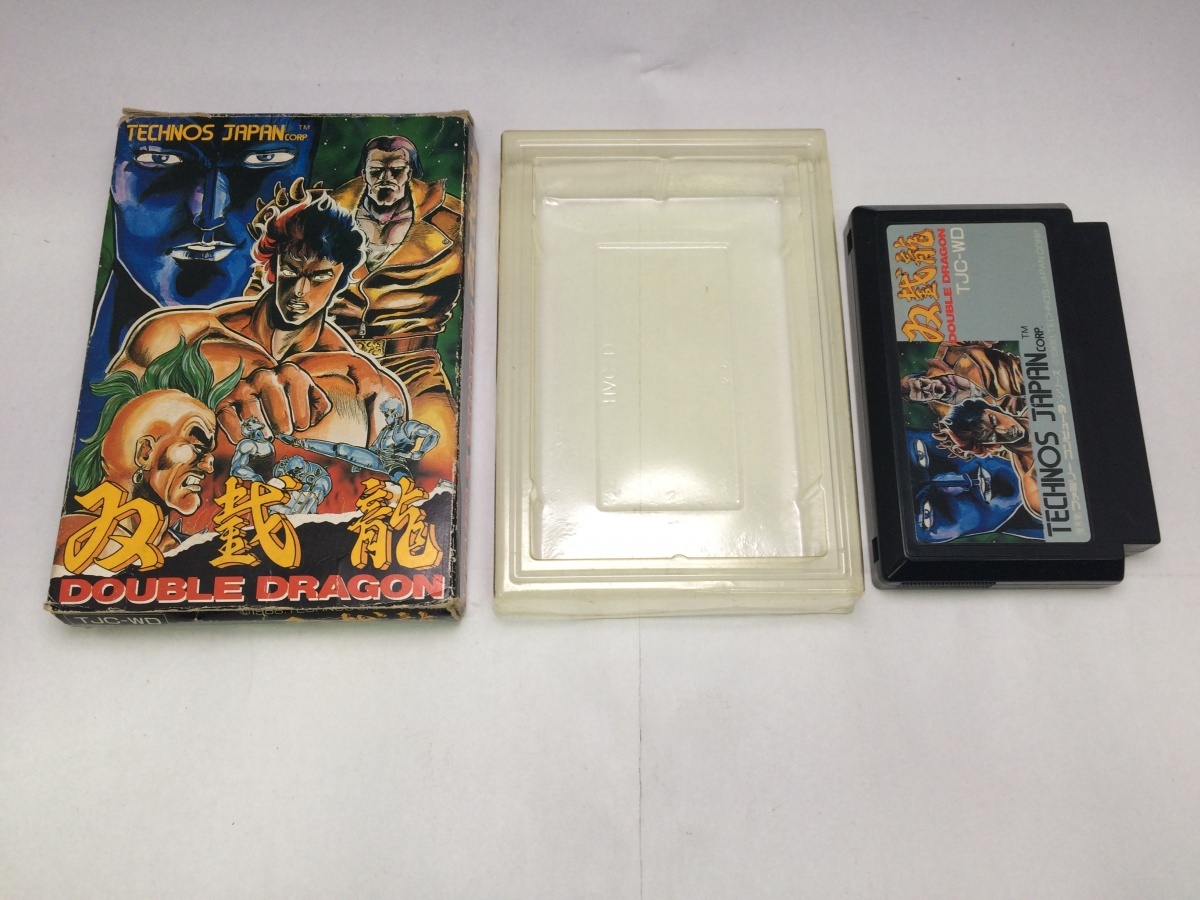 中古B★L6-8 ダブルドラゴン★ファミコンソフト_画像1