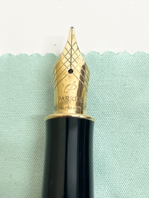 万年筆 まとめ3本 PARKER SONNET 18K-750(18金)ケース付・PILOT URUSHI 14K-585(14金)・モンブラン MEISTERS◆2246_画像3