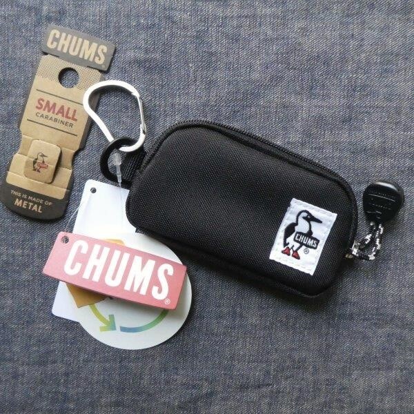 2点セット CHUMS コインケース カラビナ S シルバー 未使用 CH60-3572 CH61-0121_画像1