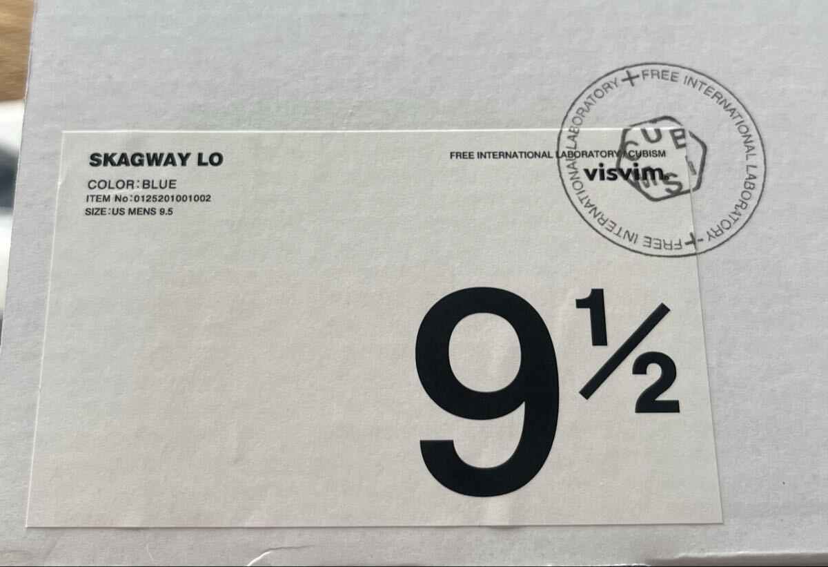 visvim 2025AW SKAGWAY LO BLUE 9.5_画像6
