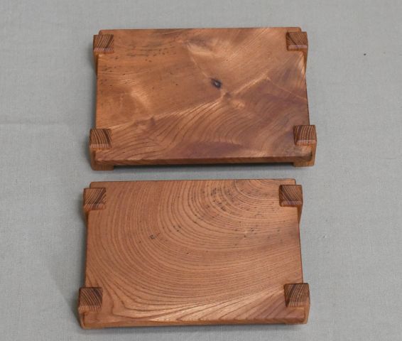 欅の小品台。花台、盆栽台、新品 2点_画像3