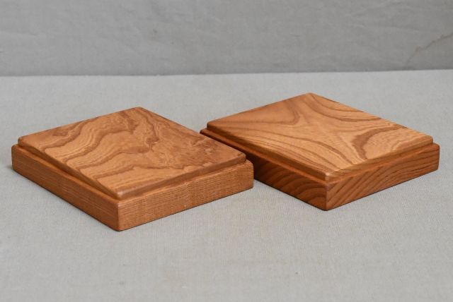 欅の小物台。花台・盆栽１４５　２点_画像4