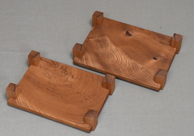 欅の小品台。花台、盆栽台、新品 2点_画像6