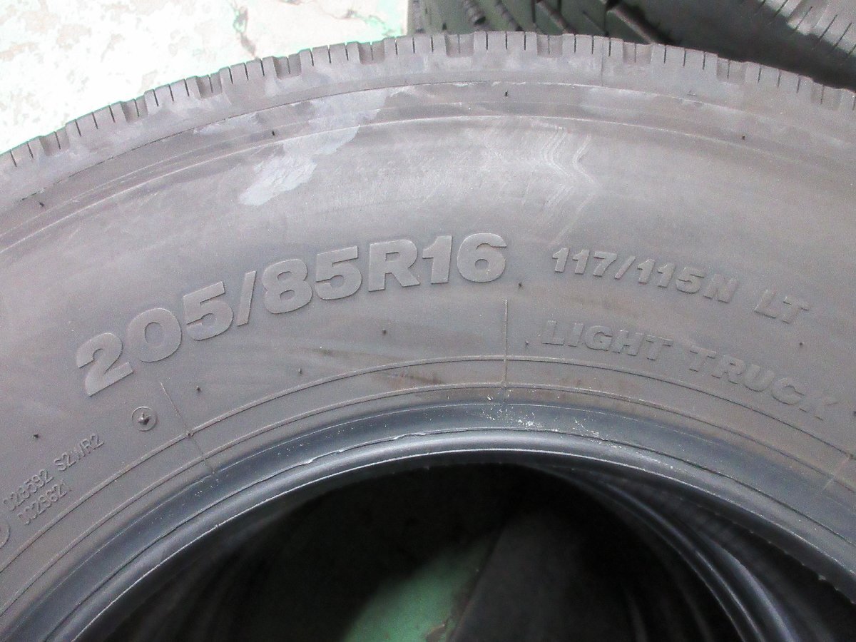激安 ブリジストン DURAVIS R207 205/85R16 117/115N LT 25年製 中古トラックタイヤ6本SET 福川商会 売り切り_画像8