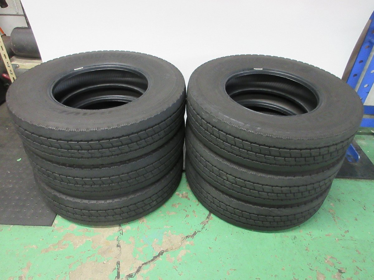 激安 ブリジストン DURAVIS R207 205/85R16 117/115N LT 25年製 中古トラックタイヤ6本SET 福川商会 売り切り_画像1