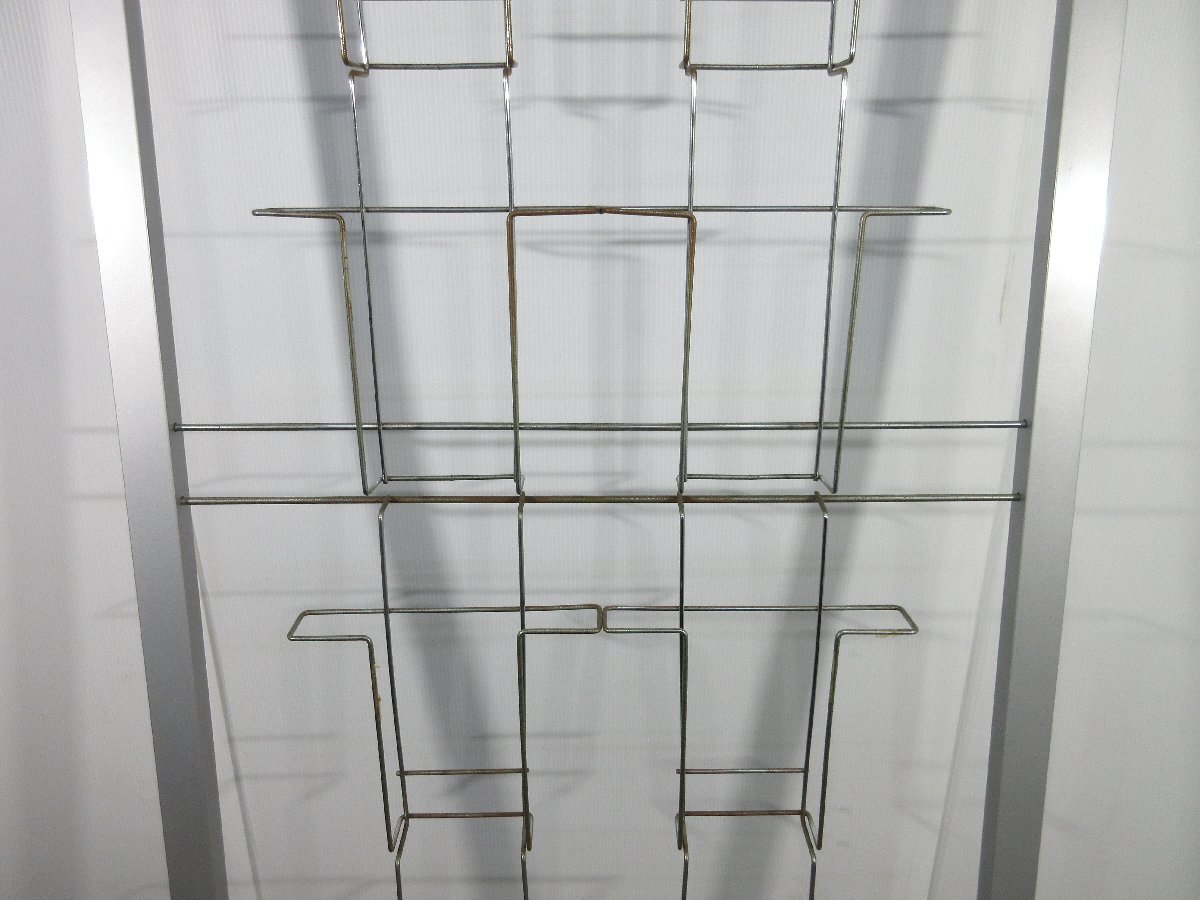 激安 A4サイズ パンフレット置き 8か所 高さ1565mmX幅760mmX奥行465mm 売り切り_画像3