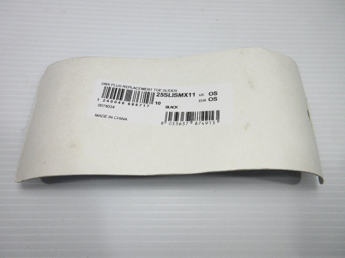 激安　新品　SMX PLUS　REPLACEMENT TOE SLIDER　25SLISMX11　BLACK　売り切り_画像4