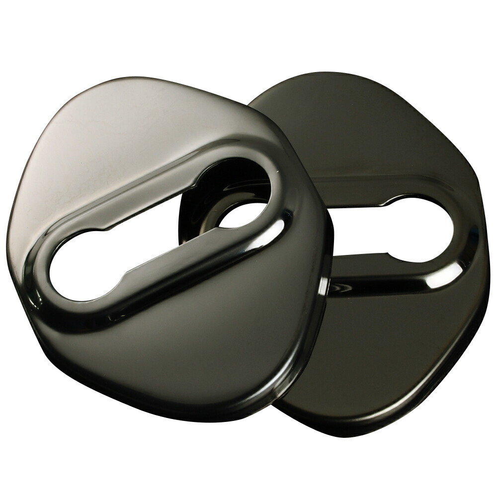 ST06 RC1 RC2 オデッセイ ドアストライカー カバー 2個セット ブラッククローム タイプB_画像1