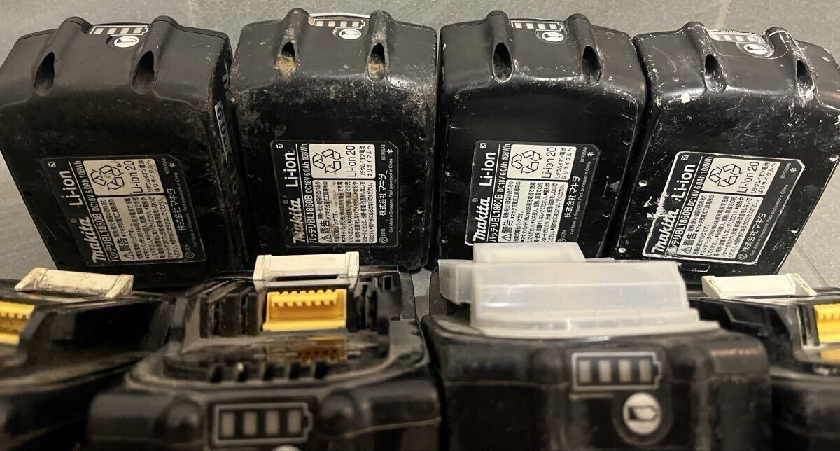 【ジャンク品】マキタ 18V BL1860B makita リチウムイオンバッテリ リチウムイオンバッテリー バッテリー_画像7